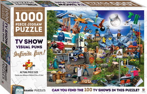 TV Show Visual Puns: 1000 Piece Jigsaw Puzzle (Puntastic Puzzles)