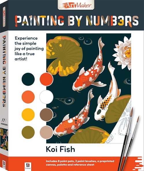 Koi Fish Painting by Numbers (Art Maker)