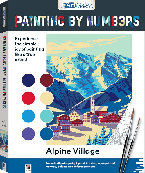 Alpine Village Painting by Numbers (Art Maker)