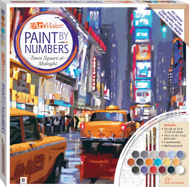 Times Square at Midnight Paint by Numbers (Art Maker)