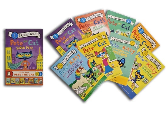 Read with Pete the Cat (My First I Can Read! & Level 1 - 8 Book Set)