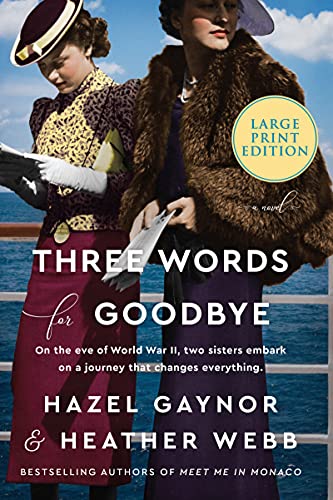 Three Words for Goodbye (Large Print)