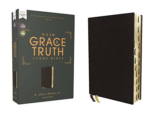 NASB, Grace and Truth Study Bible (Thumb Indexed, Black European Bonded Leather)