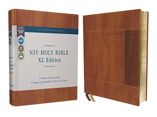 NIV Holy Bible XL Edition (Brown Leathersoft)