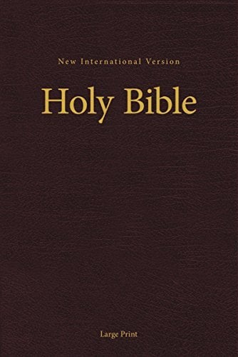 NIV Pew and Worship Bible (Large Print, Burgundy)