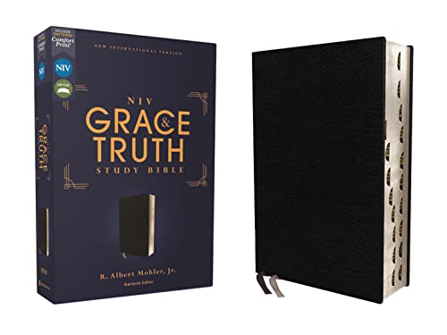 NIV, Grace and Truth Study Bible (Thumb-Indexed, Black, European Bonded Leather)
