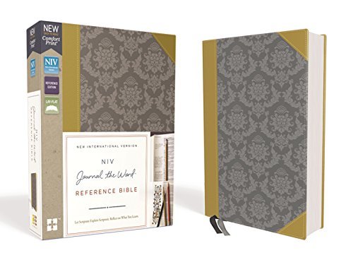 NIV Journal the Word Reference Bible (Gold/Gray Leathersoft)