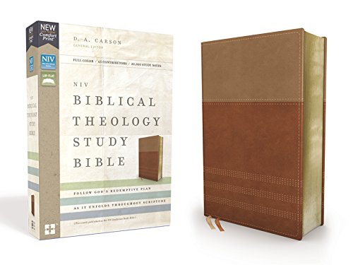 NIV Biblical Theology Study Bible (Thumb Indexed, Tan/Caramel Leathersoft)