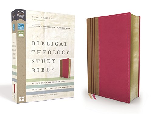 NIV Biblical Theology Study Bible (Raspberry/Tan Leathersoft)