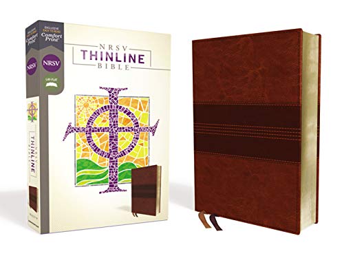 NRSV Thinline Bible (Brown Leathersoft)