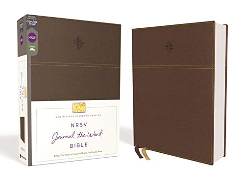 NRSV Journal the Word Bible (Brown Leathersoft)