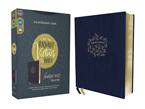 NIV, Radiant Virtues Bible: A Beautiful Word Collection (Navy Leathersoft)