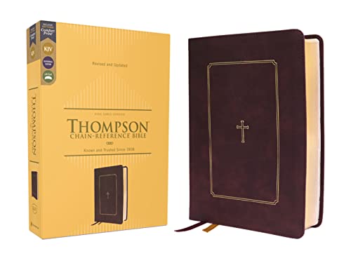 KJV, Thompson Chain-Reference Bible (Burgundy Leathersoft, Revised and Updated)