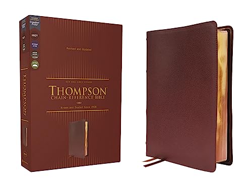 NKJV, Thompson Chain-Reference Bible (Burgundy Genuine Leather)