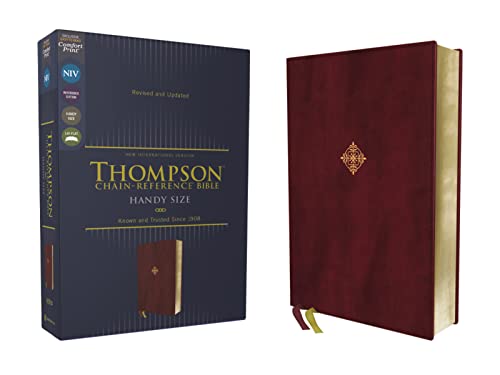NIV, Handy Size, Thompson Chain-Reference Bible (Burgundy Leathersoft, Revised and Updated0