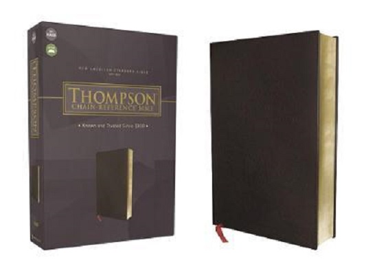 NASB Thompson Chain-Reference Bible (Black Bonded Leather)