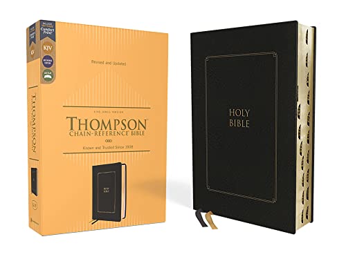 KJV, Thompson Chain-Reference Bible (Thumb-Indexed, Black Leathersoft)