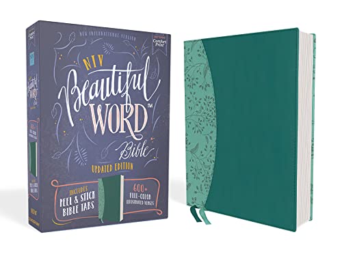 NIV, Beautiful Word Bible (Teal Leathersoft, Updated Edition)