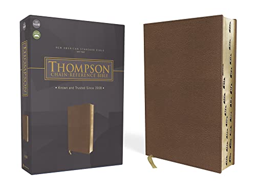 NASB, Thompson Chain-Reference Bible (Thumb Indexed, Brown Leathersoft)