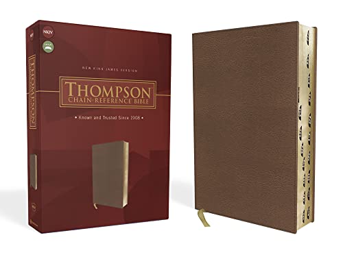 NKJV, Thompson Chain-Reference Bible (Thumb-Indexed, Brown, Leathersoft)