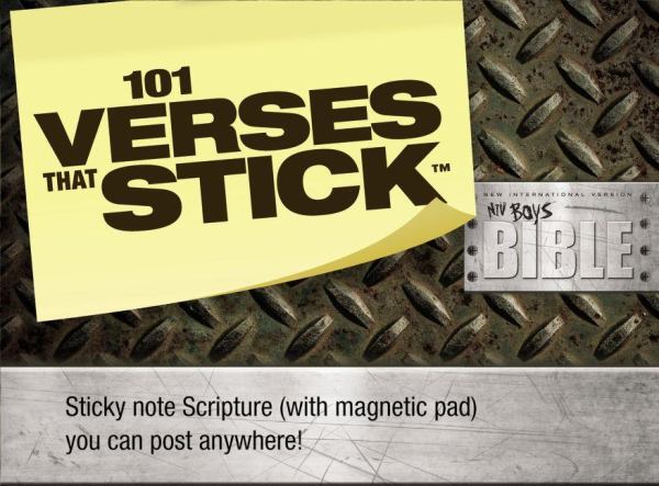 101 Verses that Stick for Boys based on the NIV Boys Bible