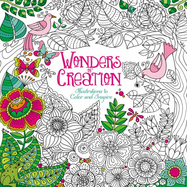 Wonders of Creation Coloring Book: Illustrations to Color and Inspire