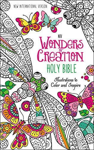 NIV Wonders of Creation Holy Bible: Illustrations to Color and Inspire