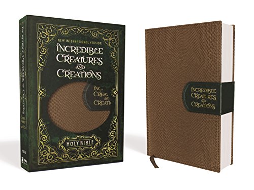 NIV Incredible Creatures and Creations Holy Bible (Tan/Green Leathersoft)