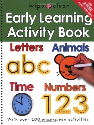Early Learning Activity Book (Wipe Clean)