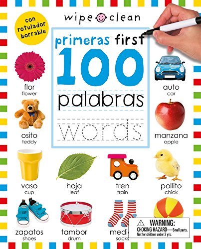 Primeras First 100 Palabras (Wipe Clean)