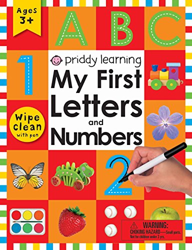 My First Letters and Numbers Wipe Clean Workbook with Pen