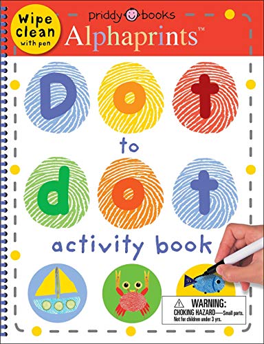 Alphaprints Dot to Dot Wipe Clean Activity Book