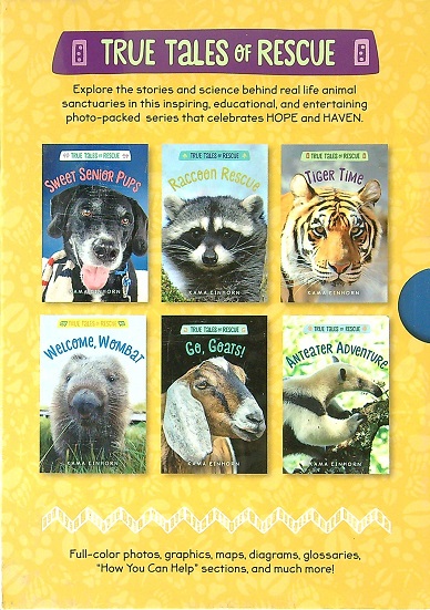 True Tales Of Rescue (Tiger Time, Welcome Wombat, Raccoon Rescue, Antearter Adventure, Go Goats, Sweet Senior Pups)