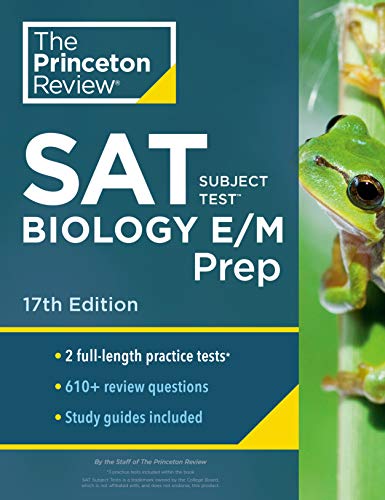 SAT Subject Test Biology E/M Prep (The Princeton Review, 17th Edition)