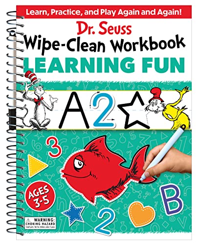 Dr. Seuss Wipe-Clean Workbook: Learning Fun (Dr. Seuss Workbooks)