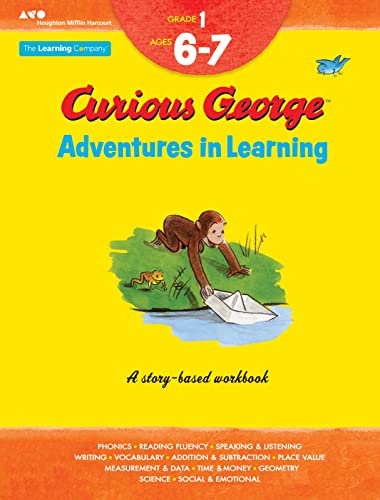 Curious George Adventures in Learning: Grade 1 (Learning with Curious George, Ages 6-7)