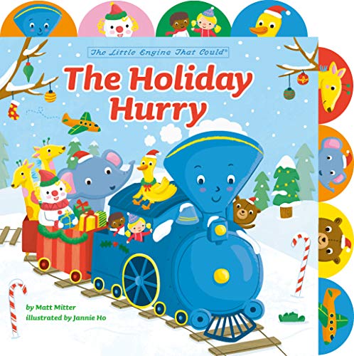 The Holiday Hurry Tabbed Board Book (The Little Engine That Could)