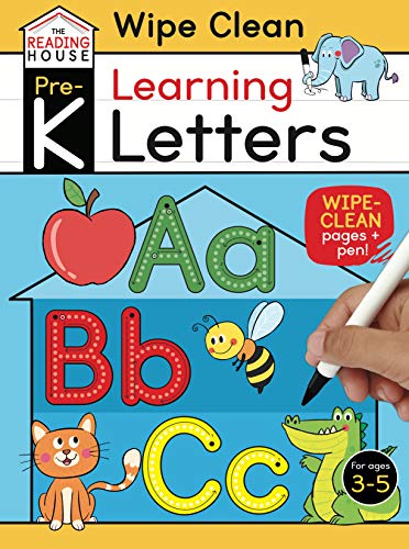 Learning Letters Wipe Clean Activity Book (Pre-K)