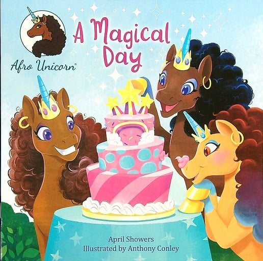 A Magical Day (Afro Unicorn)
