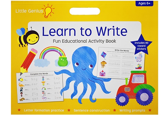 Learn to Write: Fun Educational Activity Book (Little Genius)