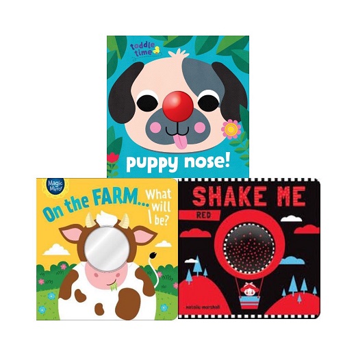 Baby Books (Puppy Nose!/Shake Me/On the Farm)