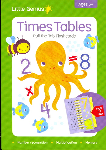 Times Tables Pull the Tab Flashcards (Little Genius)
