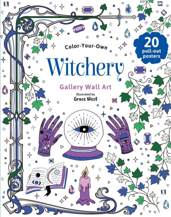 Witchery (Color-Your-Own Gallery Wall Art)
