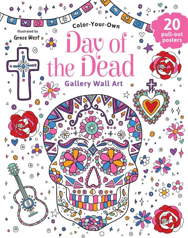 Day of the Dead (Color-Your-Own Gallery Wall Art)