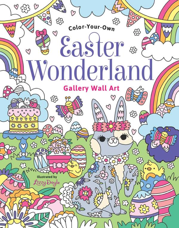 Easter Wonderland (Color-Your-Own Gallery Wall Art)