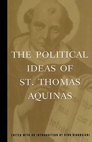 The Political Ideas of St Thomas Aquinas