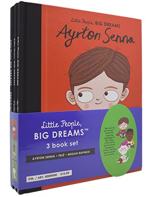 Little People, Big Dreams (Ayrton Senna/Pele/Megan Rapinoe)