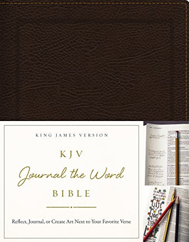 KJV Journal the Word Bible (4585 Brown Bonded Leather)