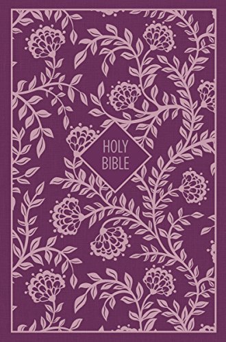 KJV Compact Thinline Bible (Purple Cloth Over Board)