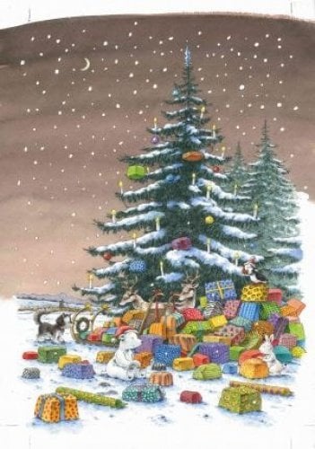 Little Polar Bear Under the Christmas Tree Advent Calendar